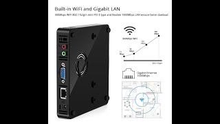 Mini PC Intel Celeron 1007U Pentium 2117U Micro Desktop Computer Windows XP 7 10 Gigabit Ethernet 30