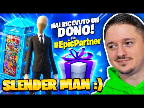 SLENDERMAN NEL MIO ARMADIETTO DI FORTNITE (REGALO da EPIC GAMES)
