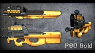 Pack P90 GOLD [POINTBLANK]