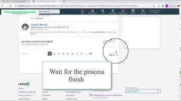 How to scrape Linkedin profiles with tags