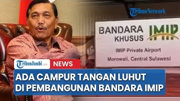 Terbongkar!, Peran Luhut dalam Pembangunan Bandara IMIP Morowali