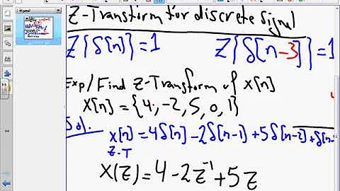 DSP   lecture 10   Z Transform part 1  AR
