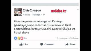 Zito Kabwe Athibitisha Nape Nahuye Avuliwa Uwaziri
