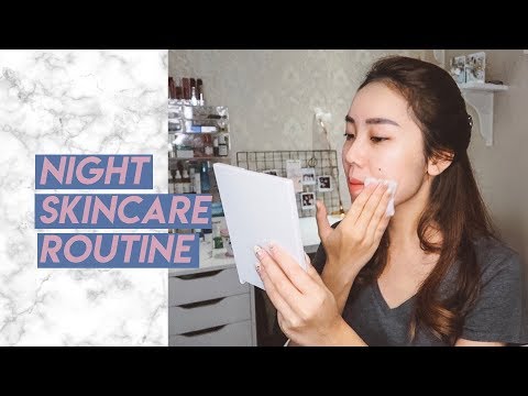 Night Skincare Routine • Combination, Acne Prone Skin •