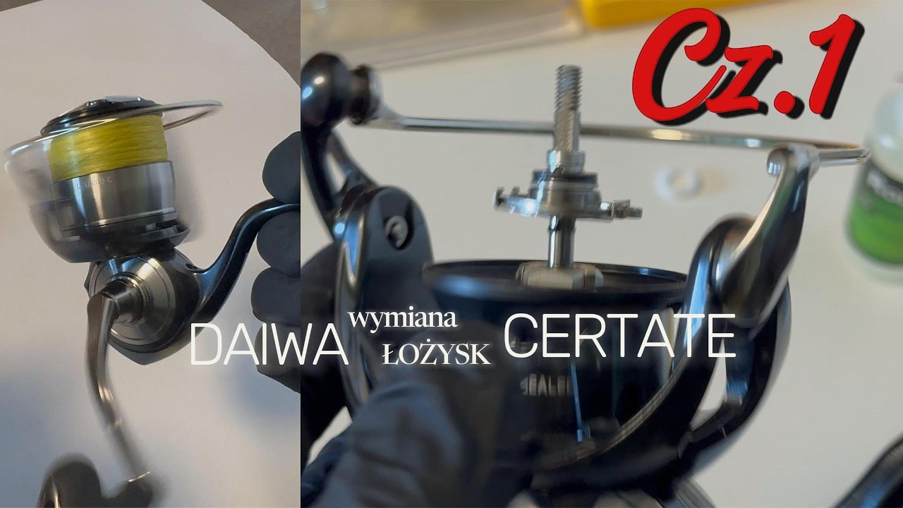 DAIWA CERTATE WYMIANA ŁOŻYSK #nonstopspining