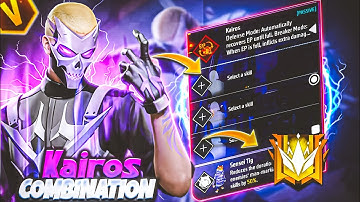 Kairos Character Combination 2025 | Br Rank Best Character Combination In Free Fire  ‎@NotCHETN 
