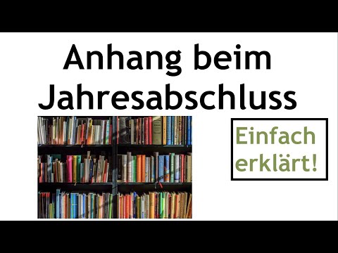 Video: Wird der Anhang zum Jahresabschluss geprüft?