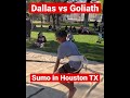 Size doesn’t always matter, but in this instance it definitely did #sumo #houston #houstontx #judo