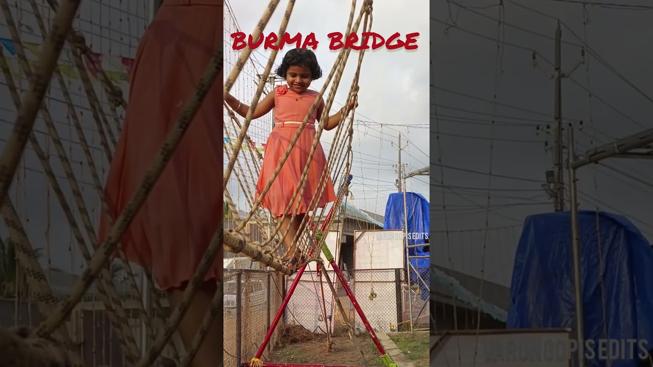 Burma bridge... a great rope bridge 