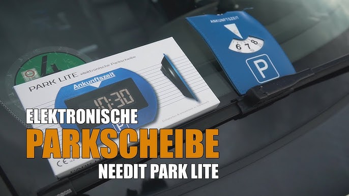 ooono Park elektronische Parkscheibe, erste Einstellung und