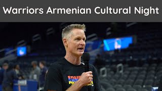 Warriors vs. Pistons, Armenian Cultural Night (1-5-23)