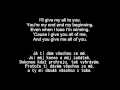 John Legend - All of Me CZ/ENG lyrics