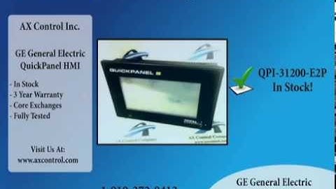 GE Fanuc Quickpanel Total Control QPI-31200-E2P QPI31200E2P Touch Screen Display Amber 7.4/9 Inch