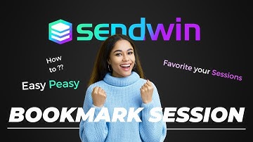 How to Create Bookmark of Session in SendWin | Create Bookmarks for Saved Sessions Directly 💯🔥