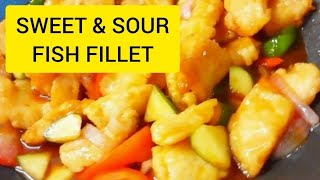 Simpleng Sweet & Sour Fish Fillet  Recipe @JoyHingpit08