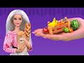 18 DIY Miniature Barbie Food аnd Crafts