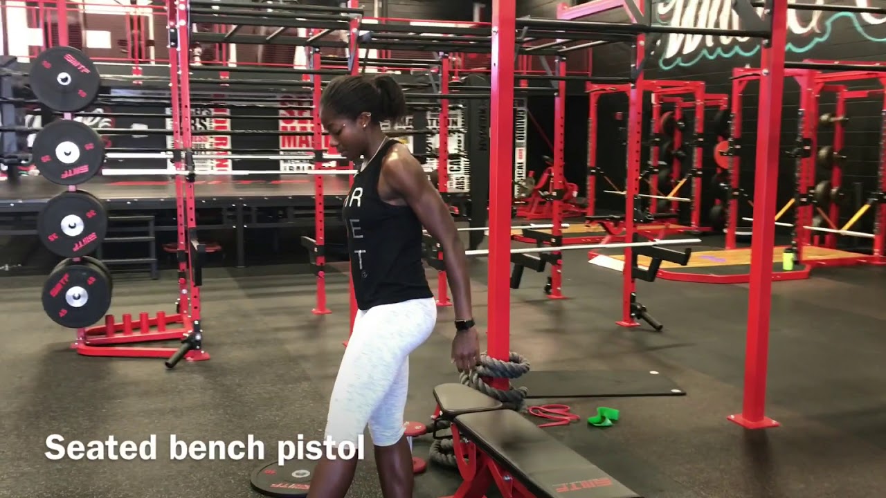 Pistol Step Up Db Pistol Step Up Seated Bench Pistol