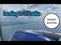 Landing in Sri Lanka at Colombo International Airport | Colombo Aerial View