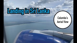 Landing in Sri Lanka at Colombo International Airport | Colombo Aerial View