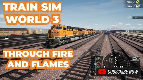Train Sim World 3 | Through Fire and Flames Scenario 🚆🔥 | Full Gameplay with Commentary