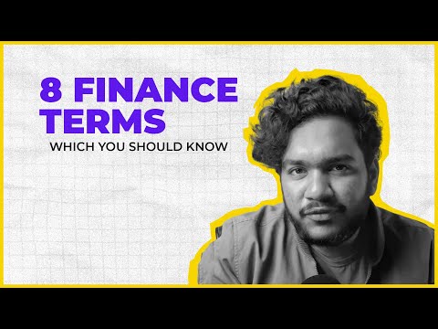 8 Finance Terms