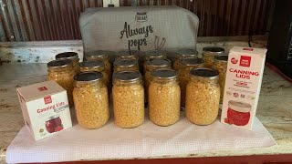 Pressure canning corn - raw pack method  #forjars #pressurecanning #rawpackcorn