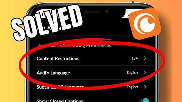 How to change the language of the audio in Crunchyroll