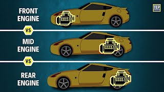 Why Different Car Engine Placements Were Used? Front, Mid, RearEngine Cars | Explained