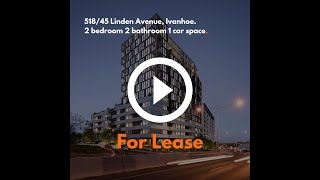 518/45 Linden Avenue, Ivanhoe.