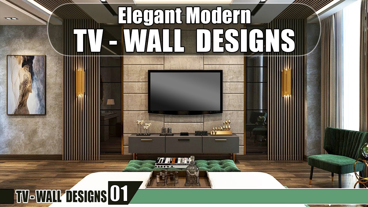 99 Elegant TV Wall Modern Designs 2023 🌟 - YouTube