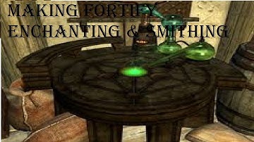 Skyrim - How To Make The Fortify Enchanting & Smithing Potions