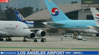 Live Watching Planes ✈  At Los Angeles Airport (LAX) | Live ATC