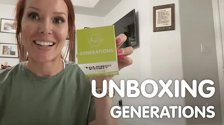 Unboxing - Generations Conversation Starter Cards
