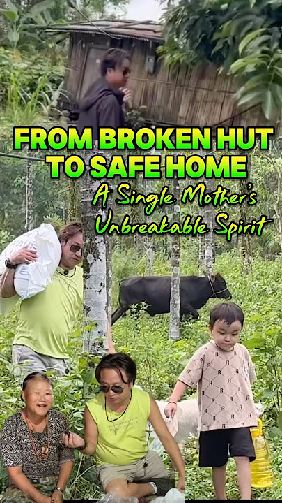From Broken Hut to Safe Home | A Single Mother’s Unbreakable Spirit. #home #house #humanity #mom