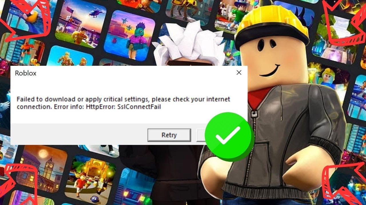 Roblox failed to download or apply critical settings FIX 