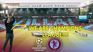 ASTON VILLA OFFICALLY QUALIFY FOR THE 2024-2025 CHAMPIONS LEAGUE!!! (Channel Content Update)