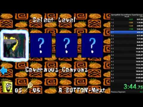 SpongeBob SquarePants SuperSponge (GBA) Speedrun (22:07.01) - YouTube