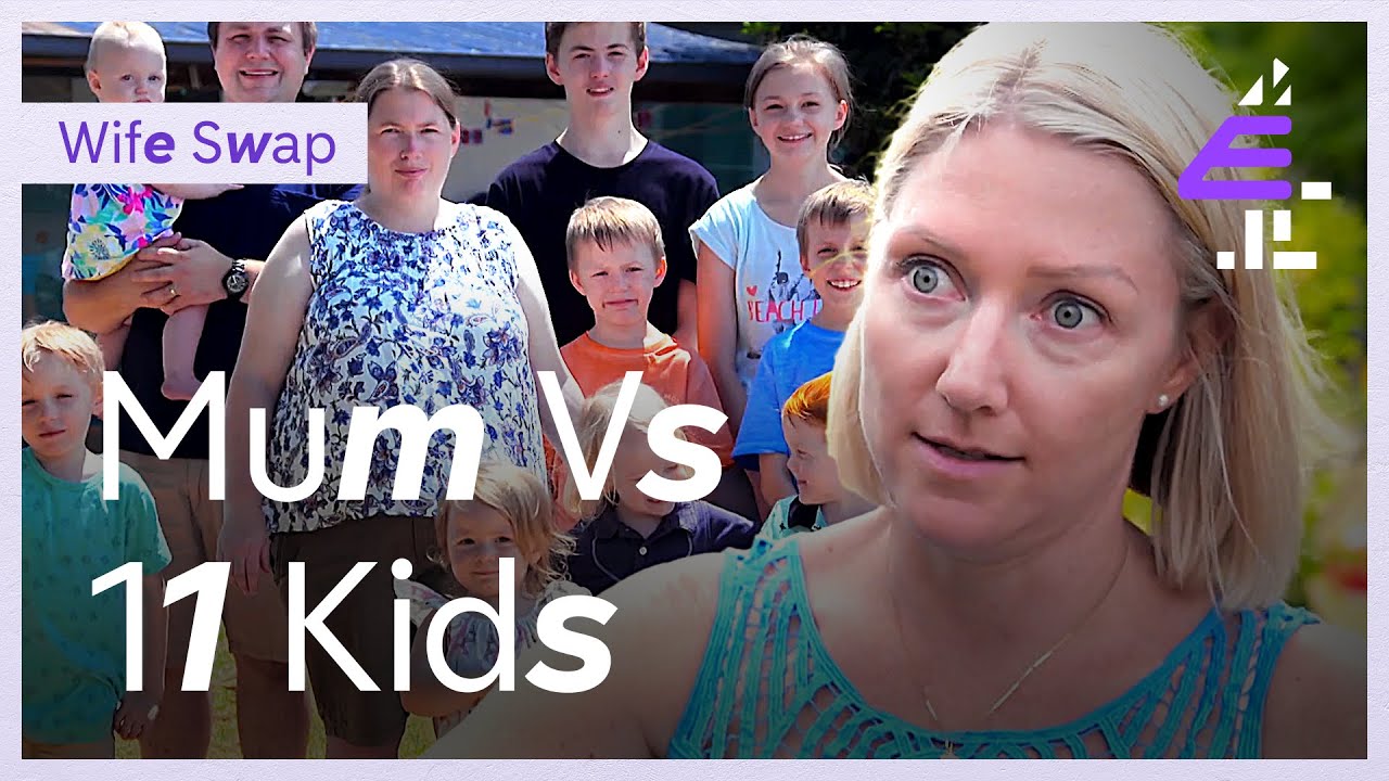 11 Kids vs Militant Mum  Wife Swap Australia