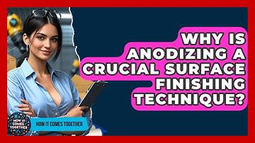 Why Is Anodizing A Crucial Surface Finishing Technique? - How It Comes Together