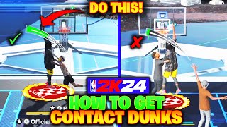 How To Get Contact Dunks With NEW Dunk Meter PATCH on NBA 2K24