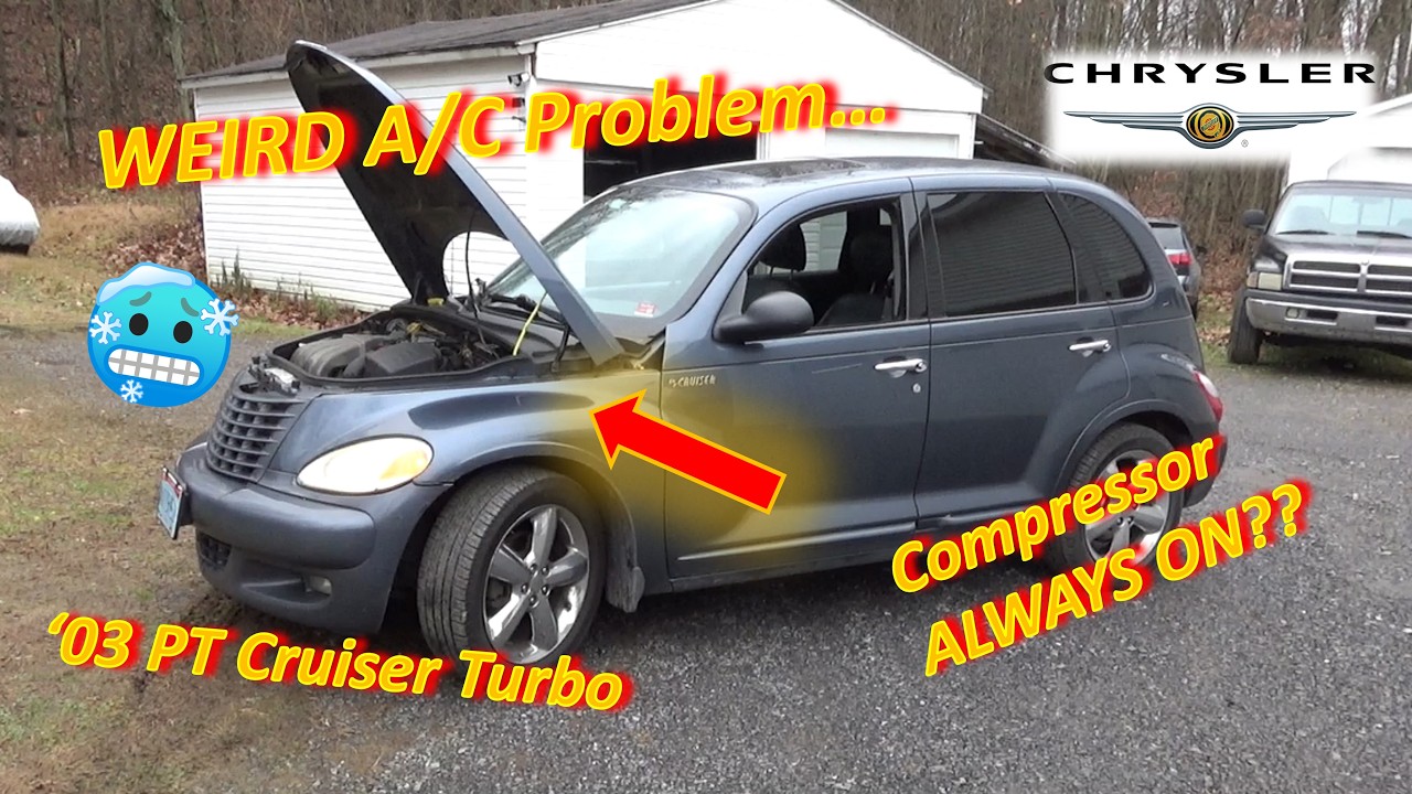 WEIRD A/C Problem...Compressor Stuck ON?? ('03 PT Cruiser Turbo)