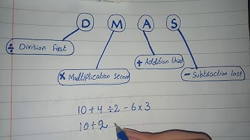 DMAS rule in Maths, DMAS rule in Maths Examples