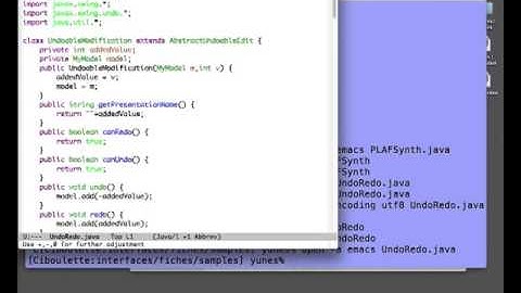 IHM GUI Java Swing n°10 p 2   Undo Redo