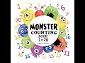 Monster counting book 1 to 20 written by frances mackay