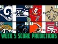 NFL Week 5 picks against the spread - YouTube