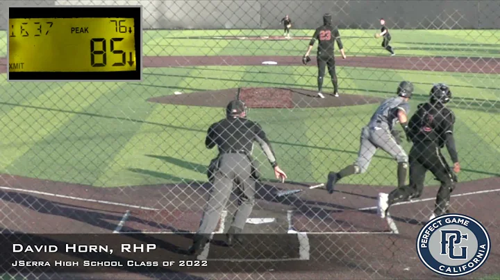David Horn Prospect Video, RHP, JSerra High School...
