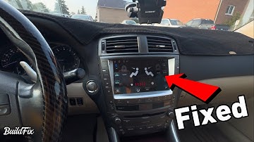 How To Fix Lexus CarPlay Screen AC Buttons Not Working [DIY]