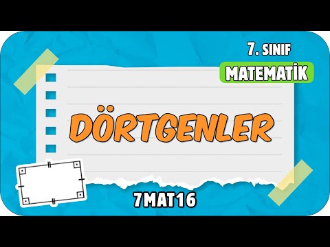 Dörtgenler 📘 tonguçCUP 3.Sezon - 7MAT16 #2024