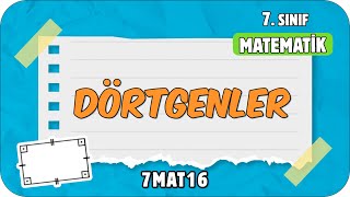 Dörtgenler  tonguçCUP 3.Sezon  7MAT16 #2024