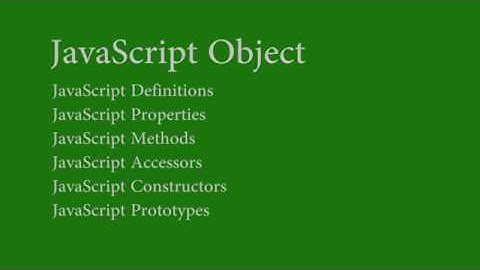 What is #JavaScript #Object ? || #properties || #prototype|| { 2019 }